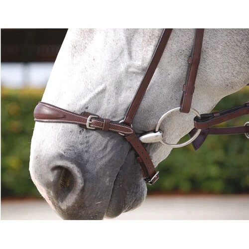 Hannoveranischer Nasenriemen Ohne Genickstück - Braun 2 Hannoveranischer Nasenriemen Ohne Genickstück - Braun - Image 2