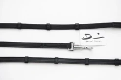 Zügel Hunter Stegen Mit Haken - Schwarz