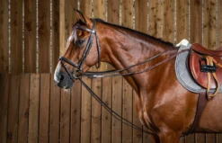 Working Schlaufzügel Leder XL - Braun