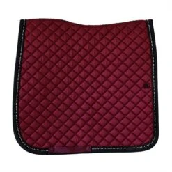 En Noir Dressurschabracke - Weinrot