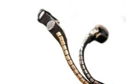 Stirnband Klinker - Messing - Braun