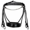 Finesse Double Bridle - Schwarz/Lack