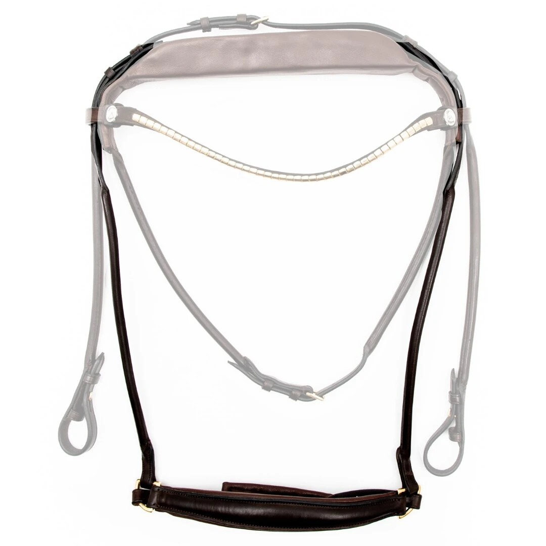 Finesse Bridle Hannoveranischer Nasenriemen - Braun 1 Finesse Bridle Hannoveranischer Nasenriemen - Braun