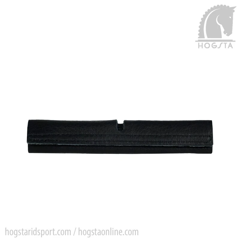 Kinnkettenschutz Aus Leder - Schwarz 2 Kinnkettenschutz Aus Leder - Schwarz - Image 2