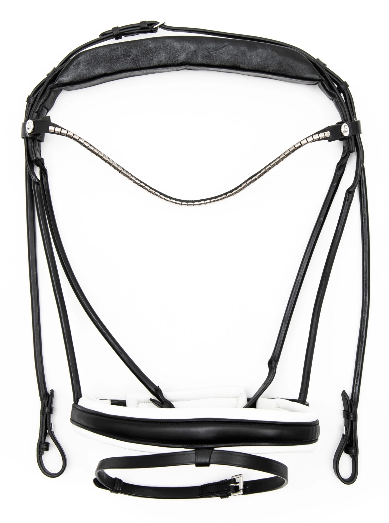 Finesse Bridle - Schwarz/Weiß 1 Finesse Bridle - Schwarz/Weiß