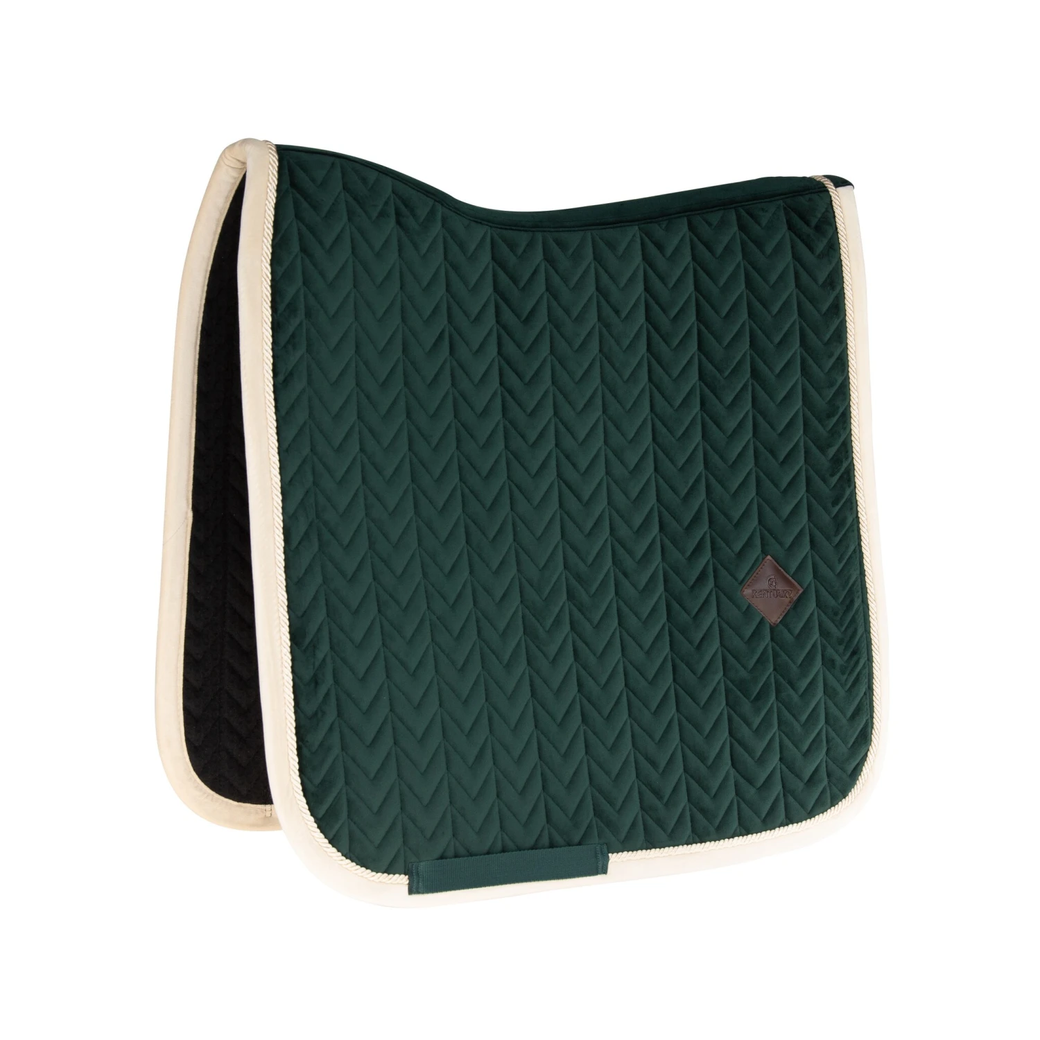 DR Schabracke Velvet Contrast - Pine Green 1 DR Schabracke Velvet Contrast - Pine Green