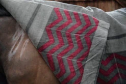 Heavy Fleece Rug Square - Grau/Bordeaux 5 Heavy Fleece Rug Square - Grau/Bordeaux -Angebote Equinestor Store KEN 52170 172