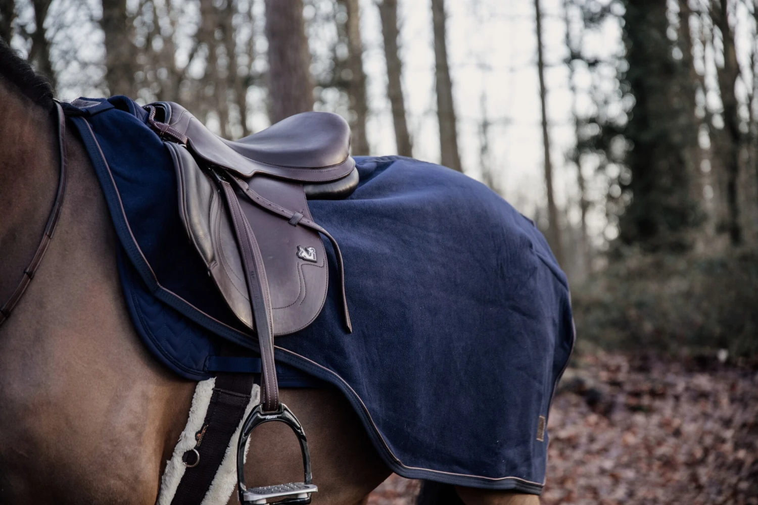 Reitdecke Heavy Fleece - Marineblau/L 2 Reitdecke Heavy Fleece - Marineblau/L - Image 2