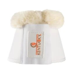 Hufglocken Mit Schaffell - Weiß