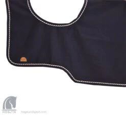 Ausreitdecke Aus Wolle - Marine/Silber