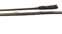 Rundgenähter Lederzügel Supersoft - Chocolate