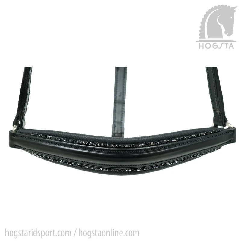 Lederhalfter Strass - Schwarz 2 Lederhalfter Strass - Schwarz - Image 2