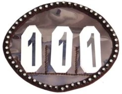 Nummernschild Mit Bling - Braun